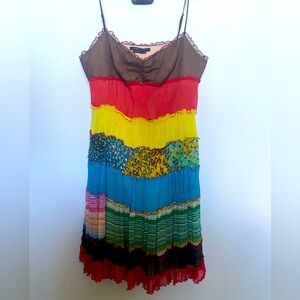 “vintage” BCBG tiered babydoll dress